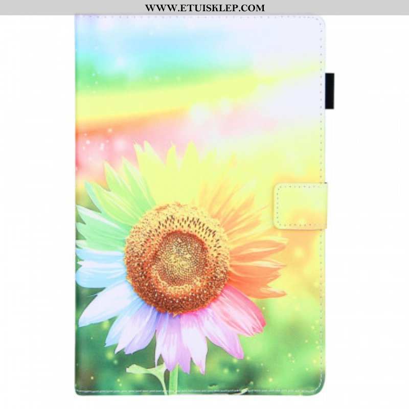 Etui Folio do Samsung Galaxy Tab A8 (2021) Kwiaty W Słońcu